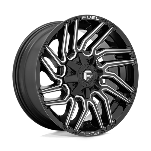 FUEL Off-Road D773 TYPHOON GLOSS BLACK MILLED