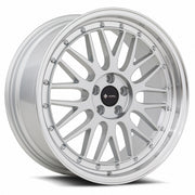 Vors VR8 19x8.5 5x114.3 Silver Machine Lip Chrome Rivet
