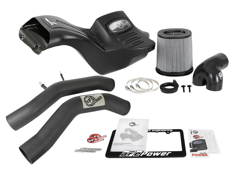 Système d'admission d'air froid aFe Momentum XP Pro DRY S avec tubes d'admission en aluminium noir