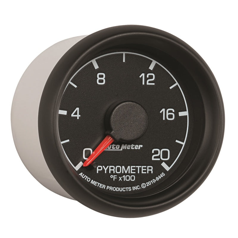 Autometer Factory Match Ford 52,4 mm Balayage complet Électronique 0-2000 Deg F EGT/Pyromètre Jauge