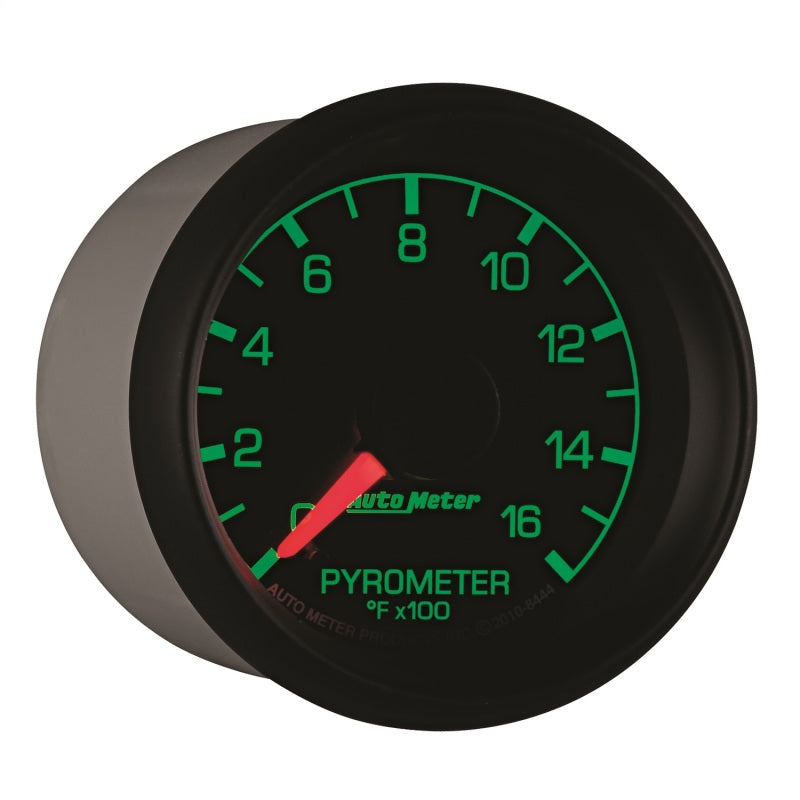 Autometer Factory Match Ford 52,4 mm Balayage complet Électronique 0-1600 Deg F EGT/Pyromètre Jauge