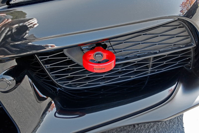 PERRIN 20-25 Toyota Supra Tow Hook Kit (Front) - Red