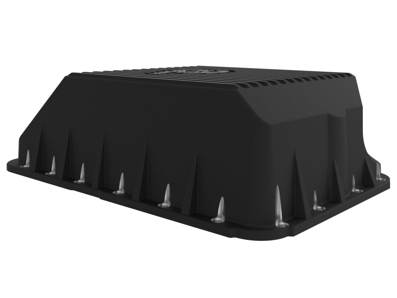 afe Transmission Pan (noir); Camions diesel Ford 03-10 V8-6.0/6.4L (td)
