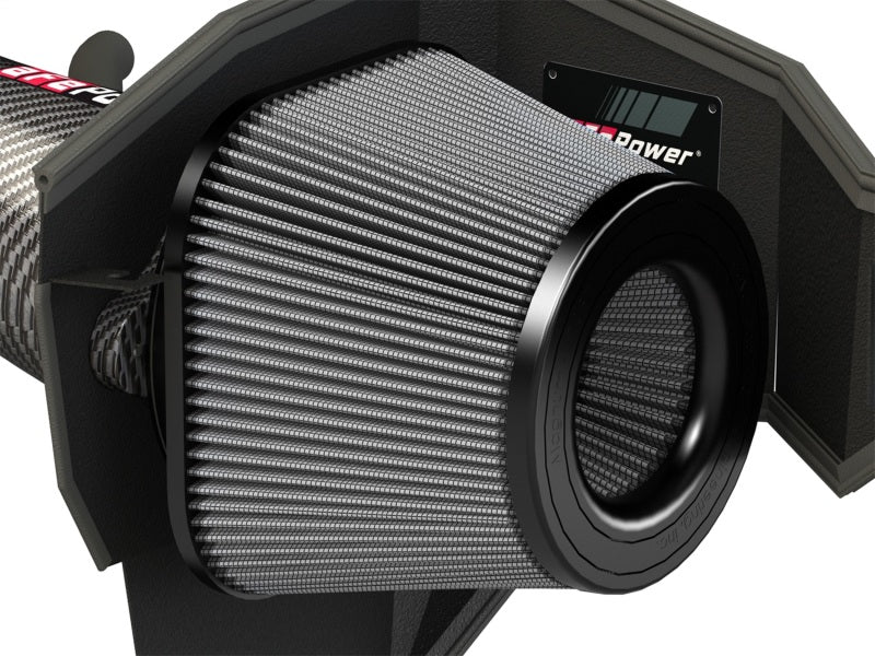aFe POWER Magnum FORCE Fibre de carbone Stage 2 Pro Dry S CAIS - 11-18 Dodge Challenger/Charger V8-6.4L