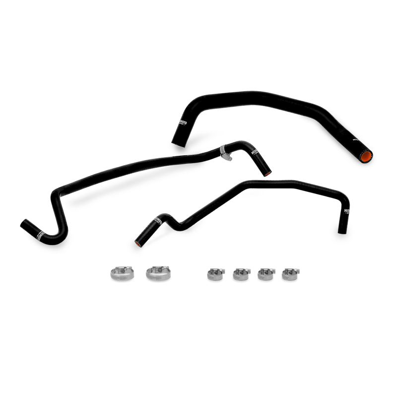 Kit de durites auxiliaires Mishimoto en silicone noir pour Ford Mustang GT 15+
