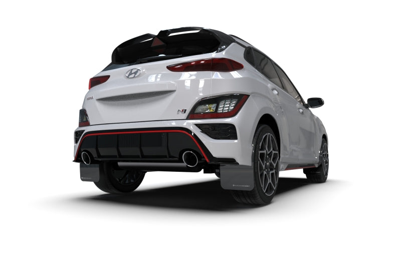 Rally Armor 2022 Hyundai Kona N Garde-boue noir UR avec logo rouge
