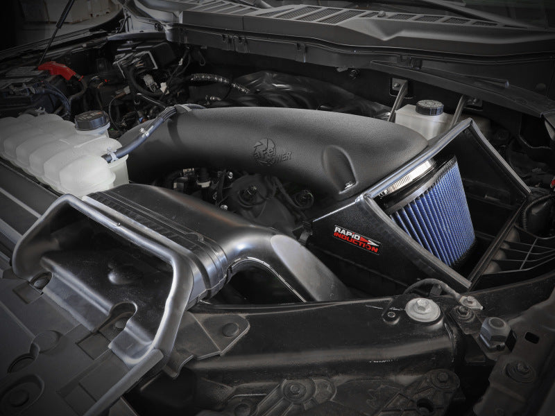 Système d'admission d'air froid à induction rapide aFe avec filtre Pro 5R 2021+ Ford F-150 V8-5.0L