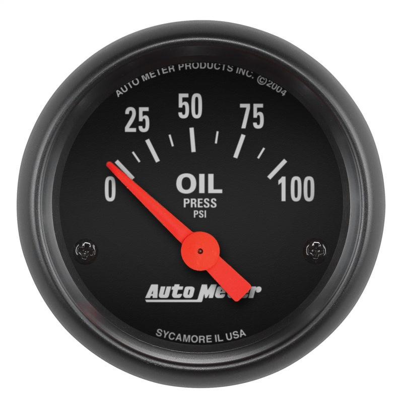 Jauge de pression d'huile Autometer Z-Series 52mm 0-100PSI