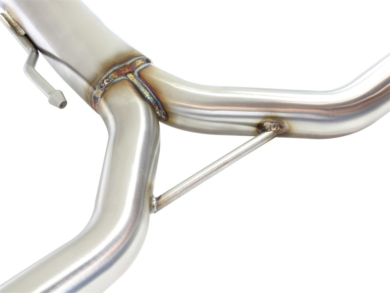 aFe Takeda Échappement 304SS Double Cat-Back avec Embouts Polis 13-17 Honda Accord LX/EX/EX-L Sedan L4 2.4L