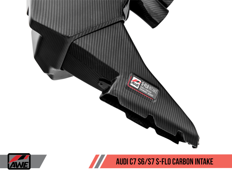 AWE Tuning Audi C7 S6 / S7 4.0T Admission Carbone S-FLO V2