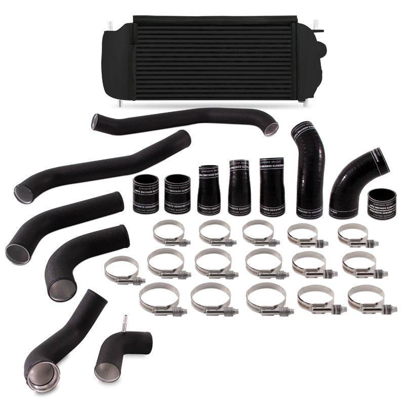 Kit échangeur de chaleur performance Mishimoto pour Ford F150 3.5L EcoBoost 2017 et plus - Refroidisseur noir, tuyaux noirs