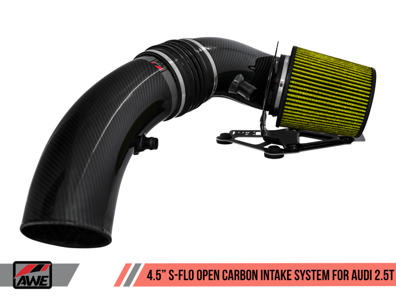 Admission en fibre de carbone ouverte AWE Tuning Audi RS3 / TT RS S-FLO