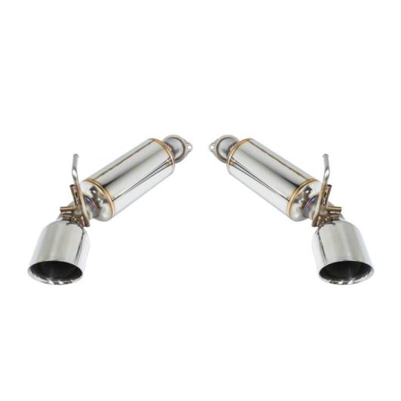 Remarque : Échappement Axle Back pour Nissan 370z 09-19 avec embout double paroi en acier inoxydable