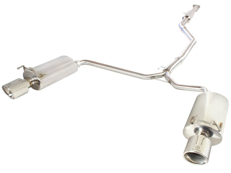 aFe Takeda Échappement 304SS Double Cat-Back avec Embouts Polis 13-17 Honda Accord LX/EX/EX-L Sedan L4 2.4L