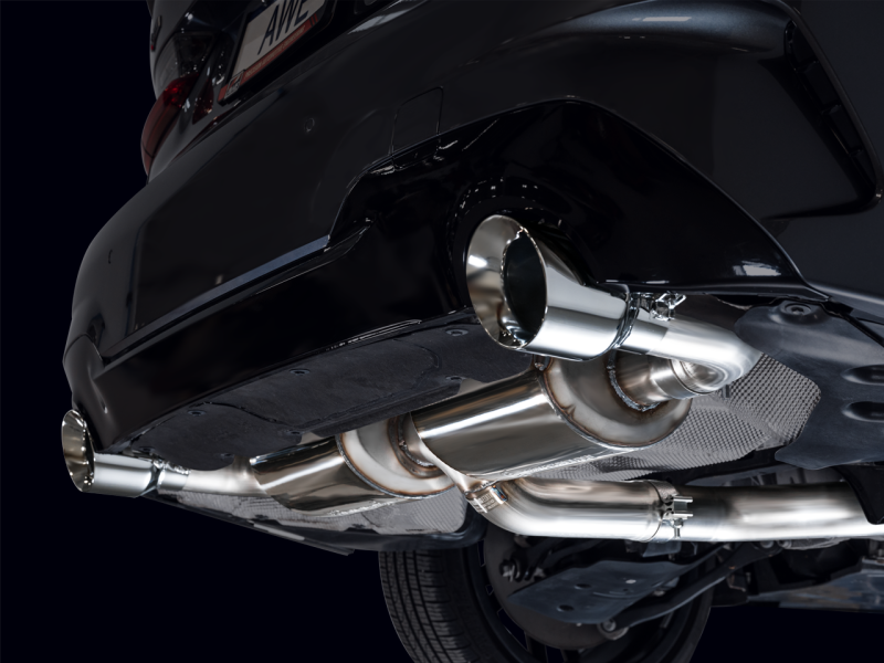 AWE Tuning 19-23 BMW 330i / 21-23 BMW 430i Base G2X Touring Axle-Back Exhaust - Chrome Silver