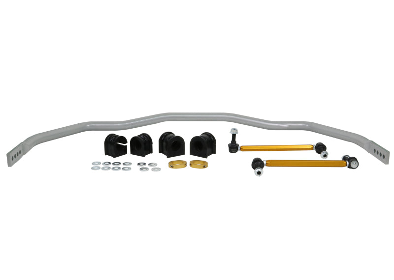 Barre stabilisatrice avant réglable 33 mm renforcée Whiteline pour Ford Mustang Coupé 05+ (incl. GT/Shelby GT500)