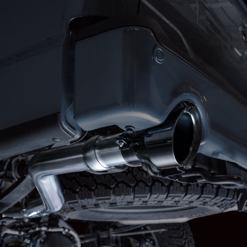 AWE Tuning Ford F-150 Tremor 2021+ (avec découpes de pare-chocs) Échappement Catback non résonant 0FG - Embouts noirs diamant