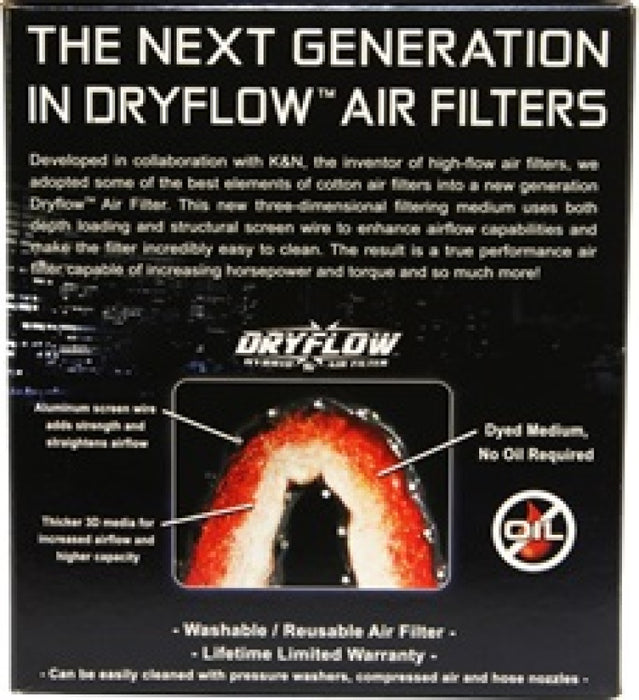 Filtre à air conique AEM DryFlow 5.5in Base OD / 4.75in Top OD / 5in Hauteur