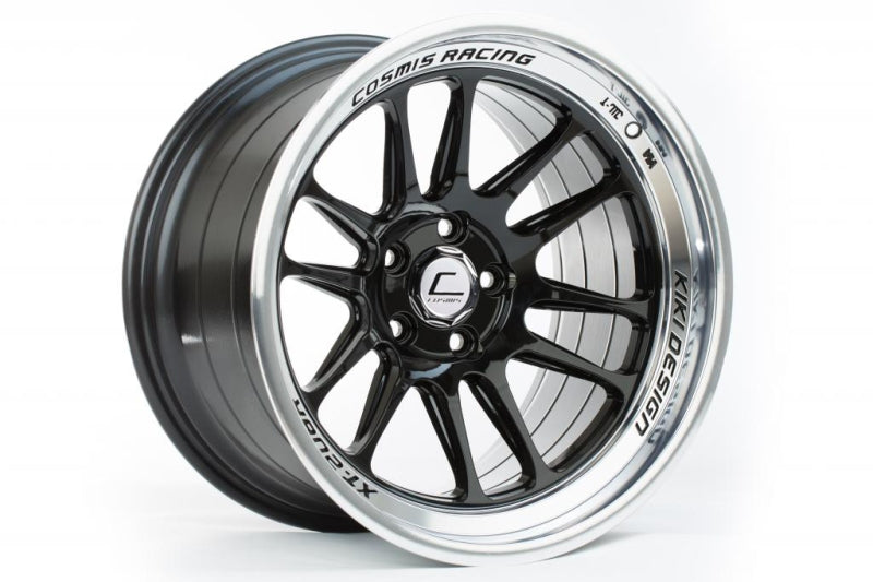 Cosmis Racing XT-206R Black w/Machined Lip