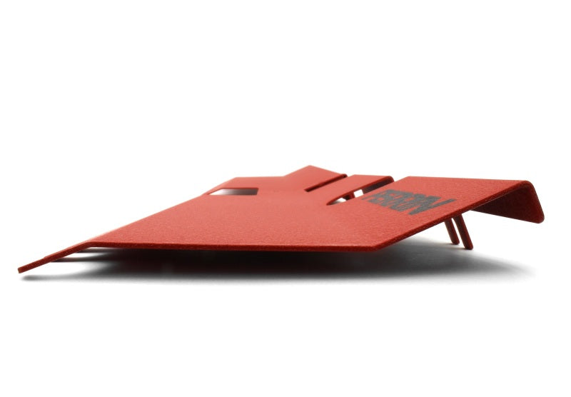 Plaque de recouvrement de radiateur PERRIN pour Subaru WRX/STI 15-21 (avec écope d'admission OEM) - Rouge