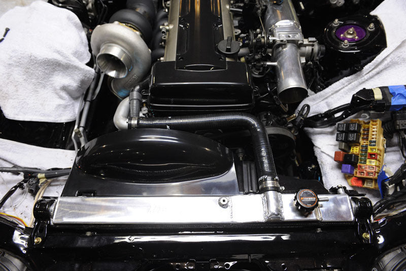 Radiateur en aluminium manuel Mishimoto pour Toyota Supra Turbo/Non Turbo 93-98