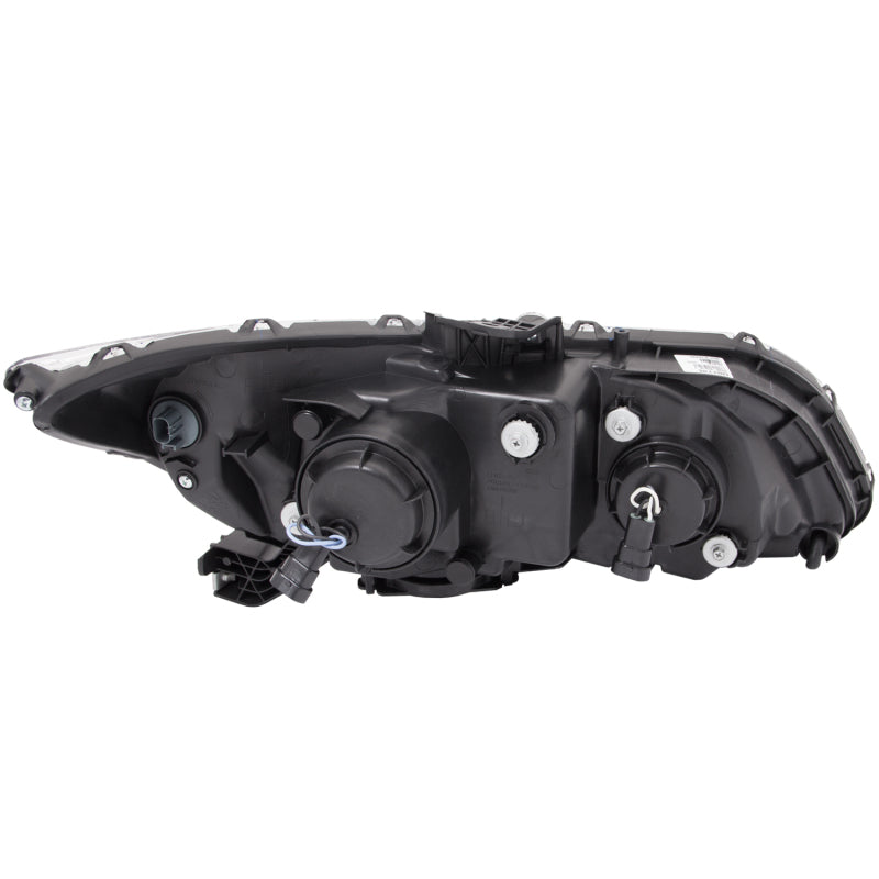 Phares de projecteur Honda Civic ANZO 2012-2015 avec barre en U Noir