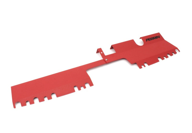 Plaque de recouvrement de radiateur PERRIN pour Subaru WRX/STI 15-21 (avec écope d'admission OEM) - Rouge