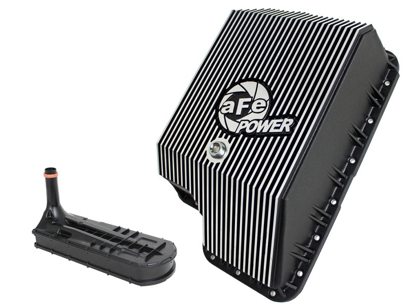 afe Transmission Pan (noir); Camions diesel Ford 03-10 V8-6.0/6.4L (td)