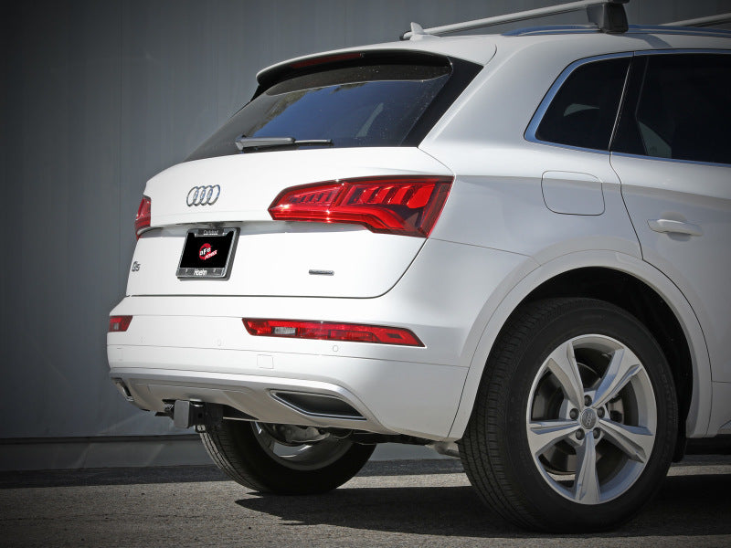 aFe MACH Force-Xp 17-21 Audi Q5 L4-2.0L (T) Système d'échappement Cat-Back en acier inoxydable de 3 à 2,5 pouces