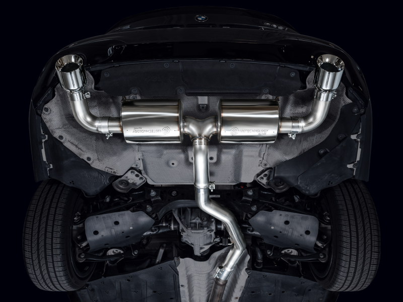 AWE Tuning 19-23 BMW 330i / 21-23 BMW 430i Base G2X Touring Axle-Back Exhaust - Chrome Silver