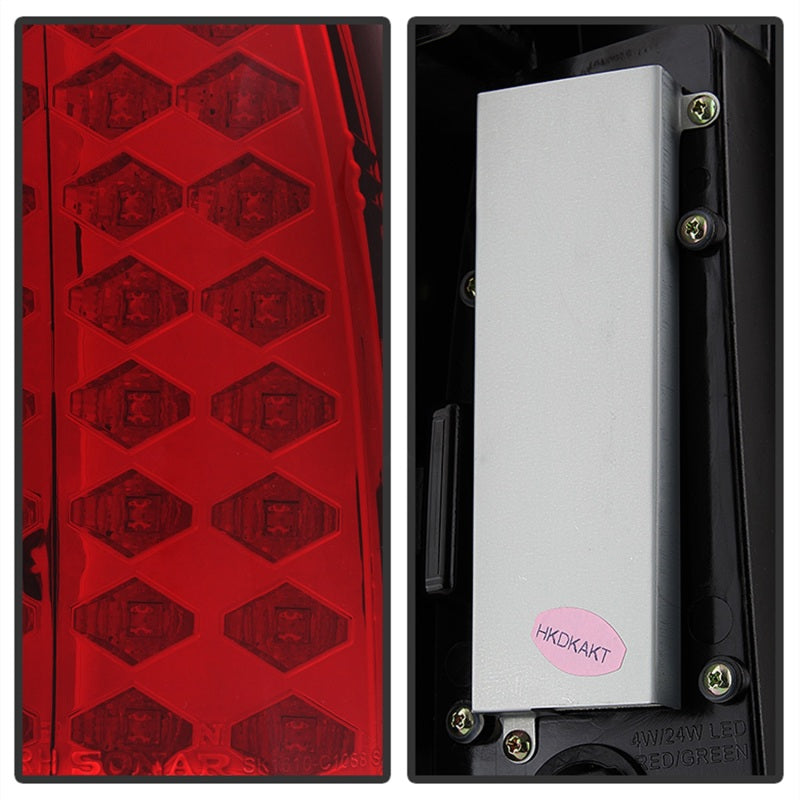 Spyder Chevy C/K Series 1500 88-98/Blazer 92-94 Feux arrière LED Rouge Clair ALT-YD-CCK88-LED-RC