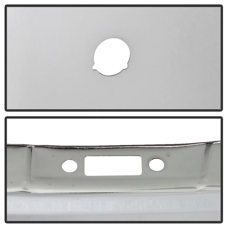 Spyder Dodge Ram 1500 14-18 Bas avec capteur avec trou antibrouillard Pare-chocs avant - Chrome (OEM 68160857AA)