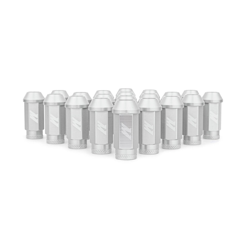 Mishimoto Écrous de roue antivol en aluminium M12x1.25, lot de 20, argent