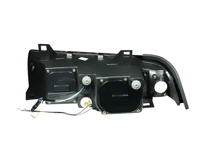 ANZO 1992-1998 Phares de projecteur BMW Série 3 E36 avec halo noir (CCFL) G2