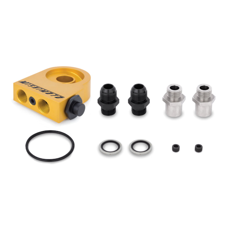 Kit Refroidisseur d'Huile Universel Thermostatique 25 Rangées Mishimoto (Refroidisseur Noir)