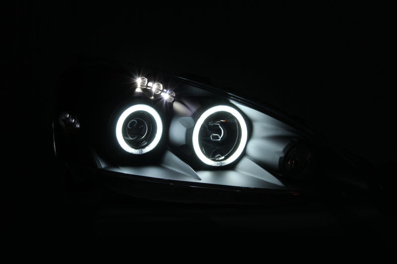 ANZO 2005-2006 Acura Rsx Projecteur Phares avec Halo Noir