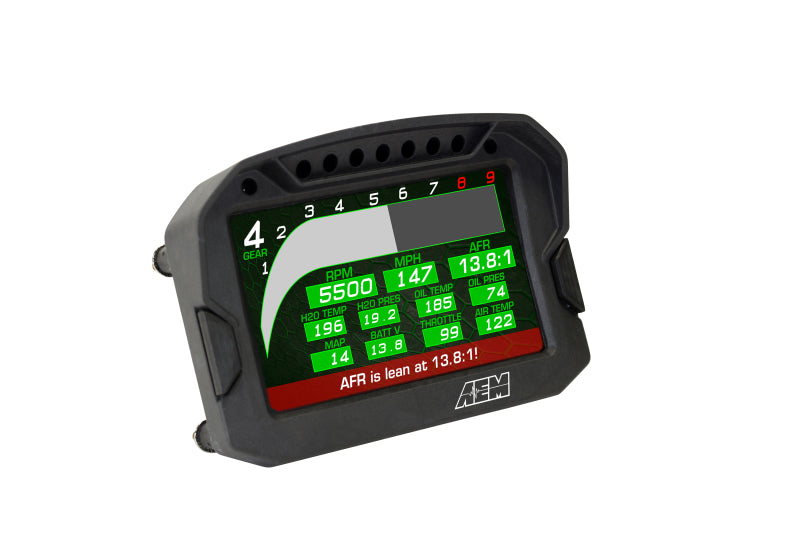 Écran de tableau de bord numérique AEM CD-5G Carbon avec GPS et antenne internes 10 Hz
