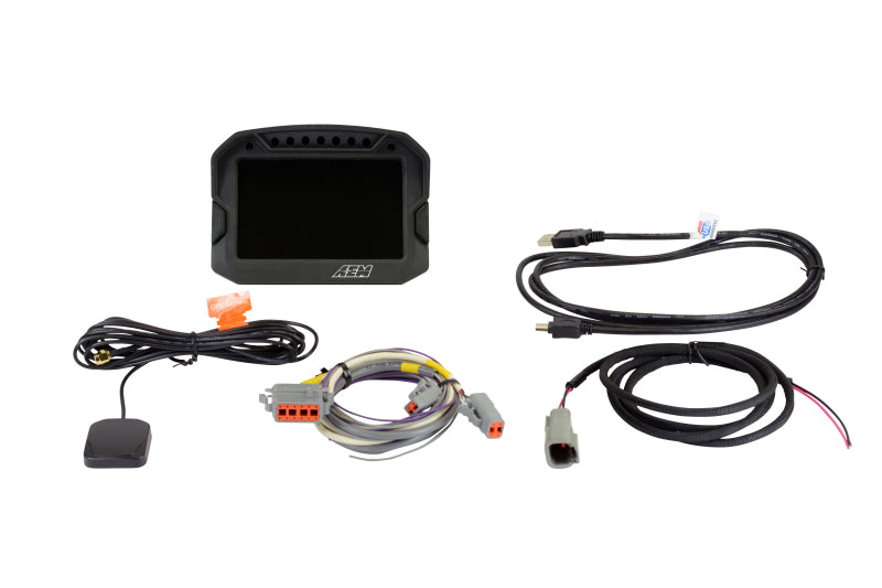 Écran de tableau de bord numérique AEM CD-5G Carbon avec GPS et antenne internes 10 Hz