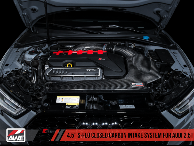Admission en fibre de carbone fermée AWE Tuning Audi RS3 / TT RS S-FLO