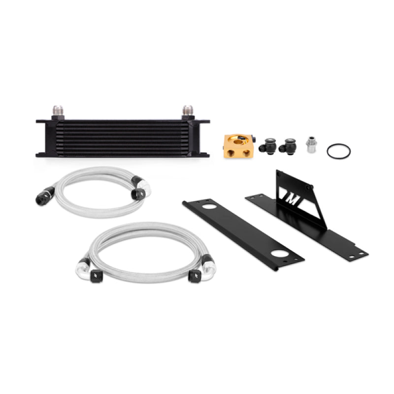 Kit de refroidisseur d'huile thermostatique Mishimoto pour Subaru WRX/STi 02-05 - Noir