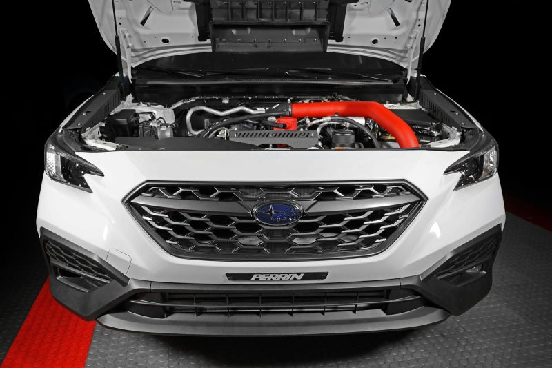 Kit intercooler frontal PERRIN pour Subaru WRX 22-26 (tubes rouges et cœur noir)
