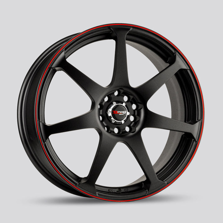 Drag DR33 Flat Black Red Lip