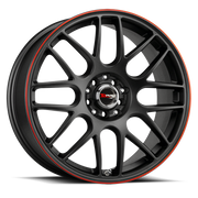 Drag DR34 Flat Black Red Lip