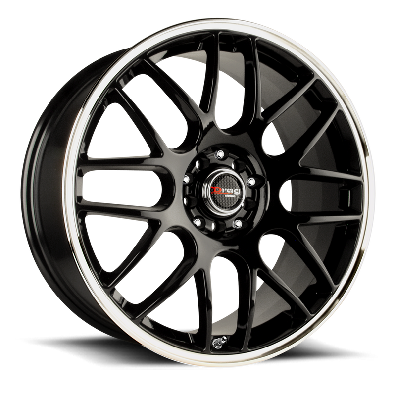 Drag DR34 Gloss Black Machined Lip