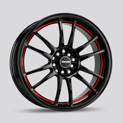 Drag DR38 Gloss Black Red Line