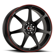 Drag DR33 Flat Black Red Lip