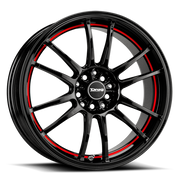 Drag DR38 Gloss Black Red Line