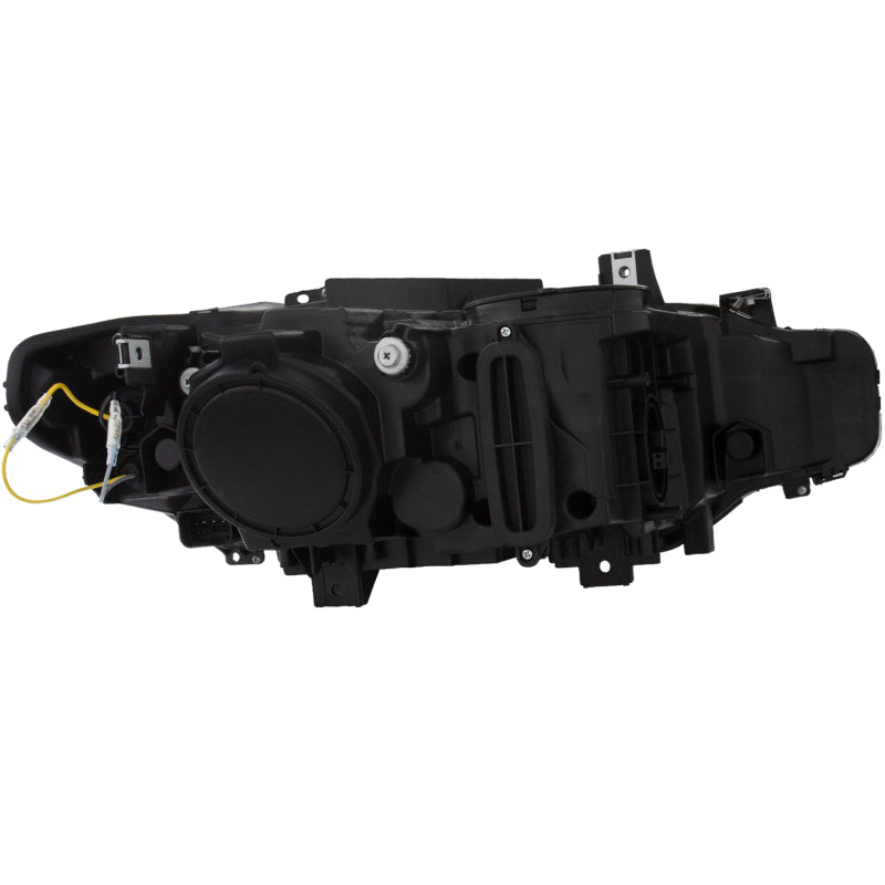 Phares de projecteur BMW Série 3 ANZO 2012-2015 avec barre en U Noir