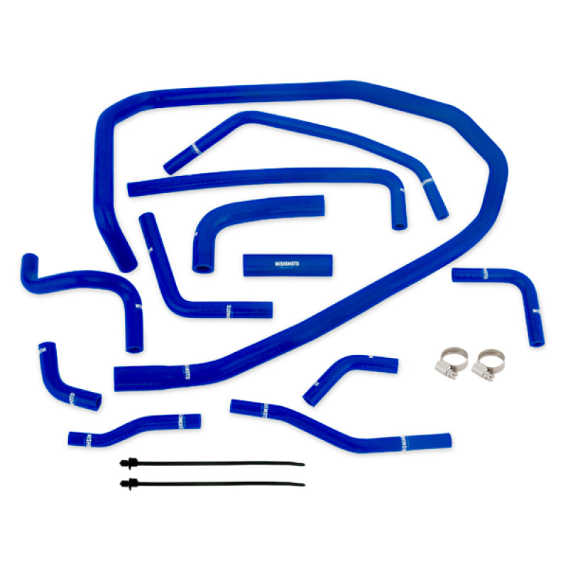 Kit de durites auxiliaires de radiateur en silicone bleu Mishimoto pour Subaru WRX 2015