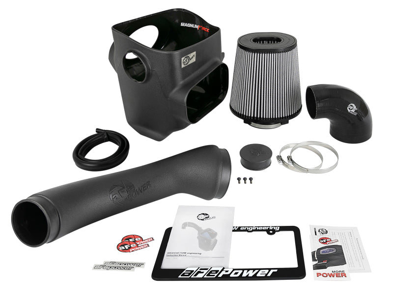 Système d'admission d'air froid aFe Magnum FORCE Stage-2 avec support Pro DRY S 16-19 Nissan Titan XD V8-5.0L(td)